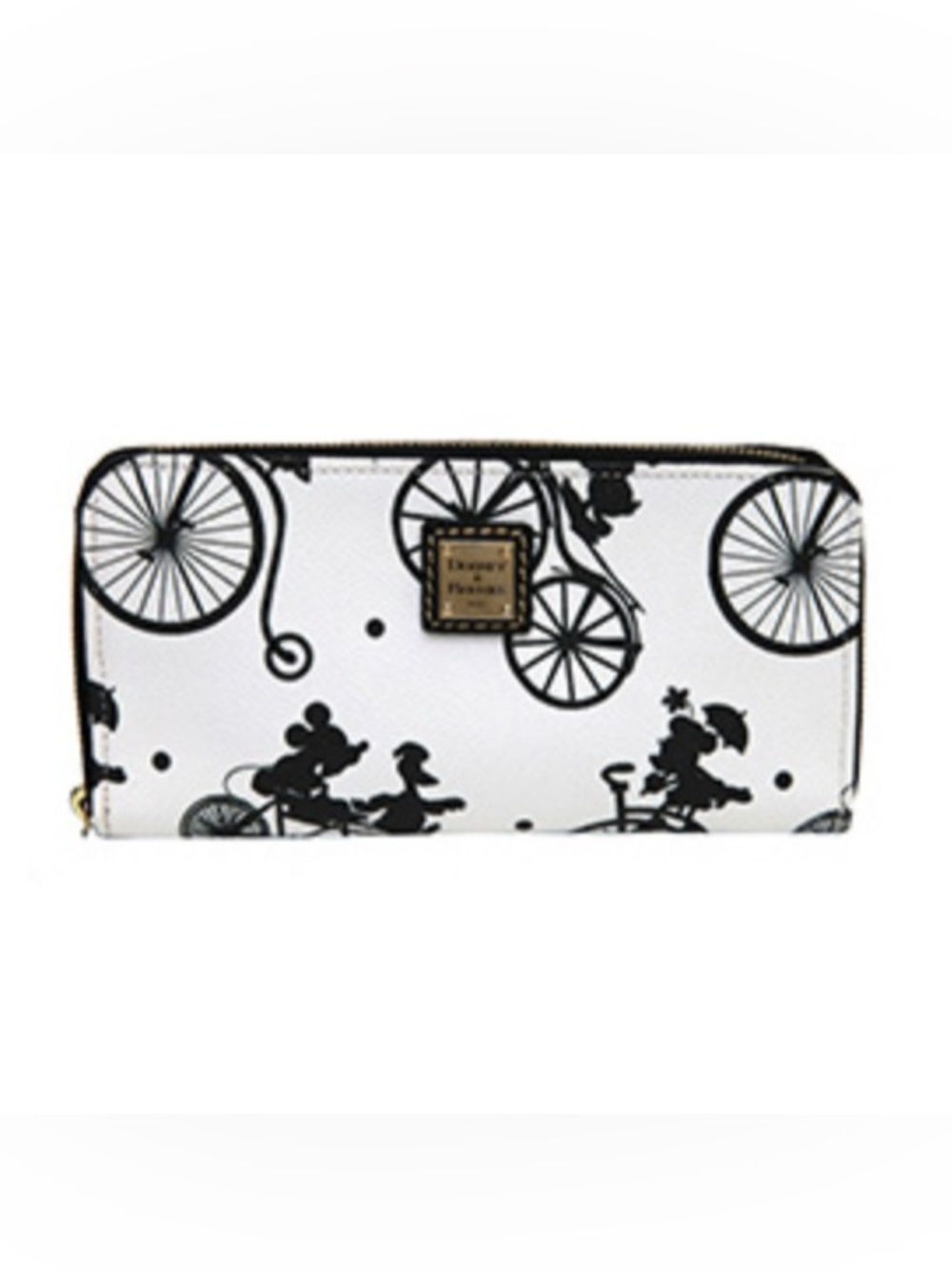 Disney Dooney & Bourke Flower & Garden Bicycles Wallet